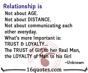 relationship is not about age not about distance not about ...