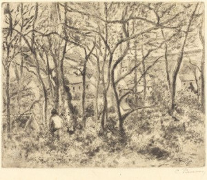 Camille Pissarro. His energetic methods for printmaking—dabbing ...