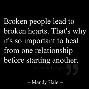Heal first. Respect yourself,