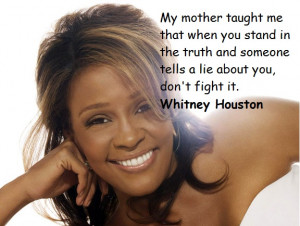 Whitney Houston คำคม ปรัชญา quote