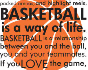 Basketball Michael Jordan quote with basketball subway art words vinyl ...