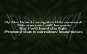 Clarity - John Mayer Song Lyric Quote in Text Image