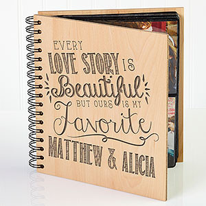 ... love with sweet sayings on our Love Quotes Personalized Photo Album