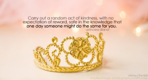 Carry out a random act of kindness with no expectation of reward, safe ...