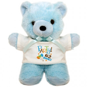 62 Rocks 62nd Birthday Teddy Bear
