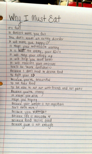 overcome-anorexia:wanderingfairies:This is just perfectDon’t listen ...