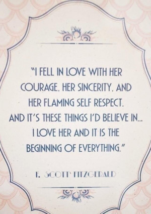 The Great Gatsby quote