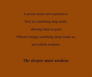 Quote, change, Dune, awaken