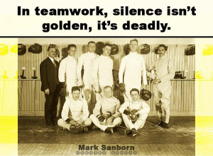 Teamwork builds trust and trust builds speed. Russel Honore