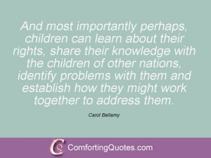 Carol Bellamy Quotes And Sayings