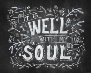 All is well with my soul