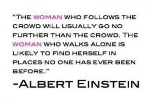 good excuse to be a loner by Albert Einstein