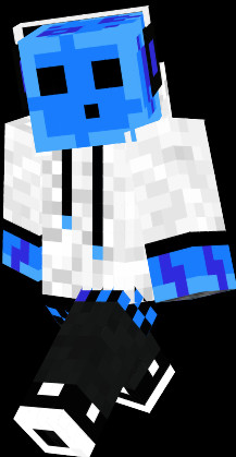 Minecraft Blue Slime Skin