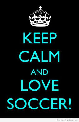 Keep calm and love fifa world cup 2014 soccer