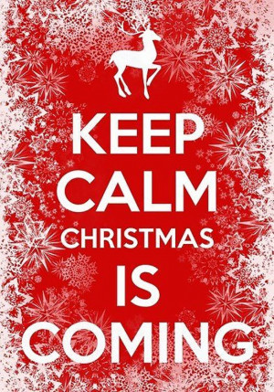 www.livetheglamourouslife.com keep calm christmas POST