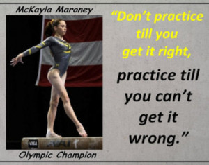 McKayla Maroney Olympic Gymnastics Photo Quote Mini Poster Wall Art ...