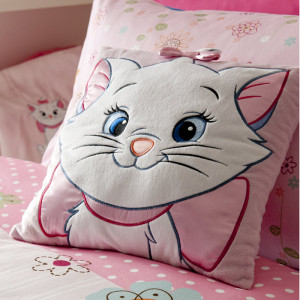 Disney Marie Aristocats Baby Pink Cushion | Children’s Cushions ...