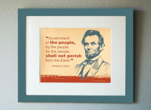 Free Abraham Lincoln Quote to Frame