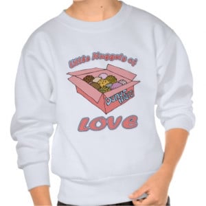 Doughnut / Donut Holes ~ Little Nuggets of Love Pull Over Sweatshirts