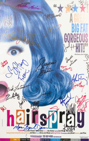 Artist Unknown poster: Hairspray - The Musical (signed by Cast)