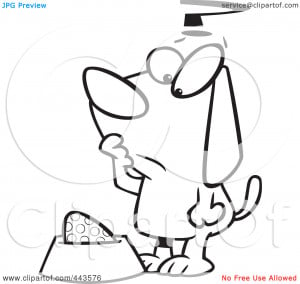 Design Of A Confused Dog Staring At An Egg In His Dish by Ron ...