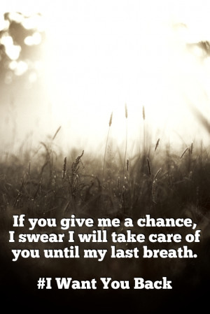 Get new chance by sharing quotes to get your girl again