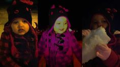 my niece sledding for her very first time. She was scared at first ...