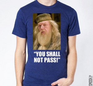 misinformed geek Dumbledore Gandalf quote tshirt