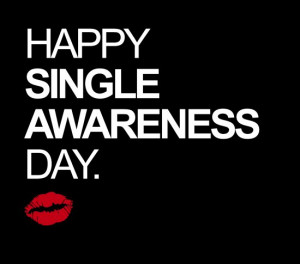 Happy Single Awareness Day Black Men's T-Shirt