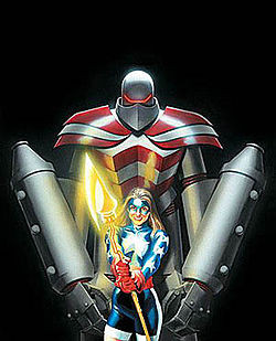 ... the cover of JSA #81 (Mar, 2006) featuring Stargirl and S.T.R.I.P.E