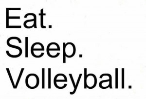 Volleyball, love, sport, quote