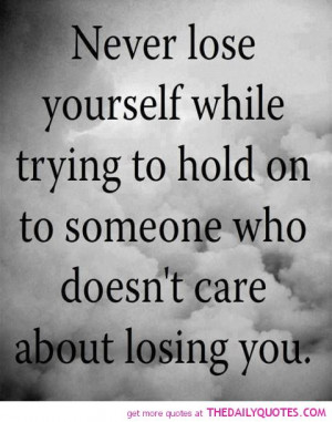 Quotes About Losing Yourself