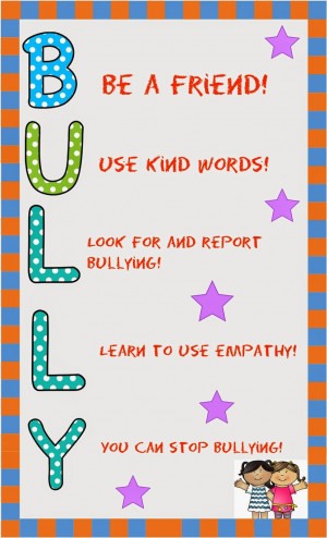 Ideas & Resources for National Bullying Prevention Month!