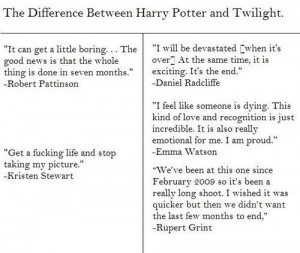 Harry Potter Vs. Twilight HP VS TWILIGHT