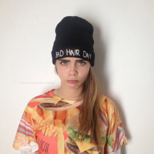 hat beanie quote on it t-shirt cara delevingne edit tags