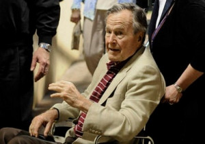 George Bush Sr put in intensive care unit