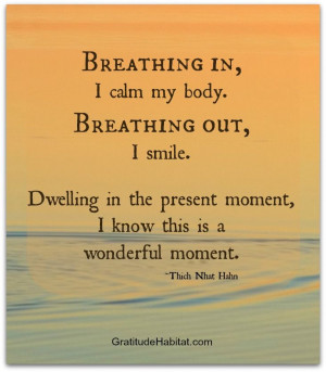 out. www.GratitudeHabitat.comWisdom Spirituality, Breath In I Calm ...