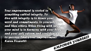 Empower yourself and put yourself in the driver’s seat to your own ...