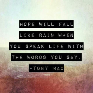 Love Speak Life by TobyMac! Such a great reminder to let our lights ...