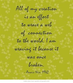 anais nin quotes and sayings | once broken - Anais Nin