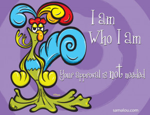 Am Who I Am A Happy Love Quotes With Purple Theme: I Am Who I Am A ...