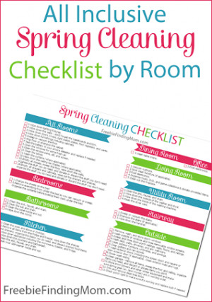 spring cleaning checklist? Here you go..this all inclusive spring ...
