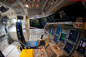 Powered Flight Deck of the Space Shuttle Endeavour photos