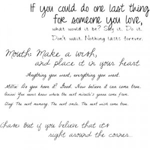 One Tree Hill season 9 episode 13 ending quote