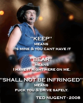 My name is Ted Nugent, and if you the federal govt or any arm of law ...