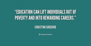 Quotes About Education And Poverty