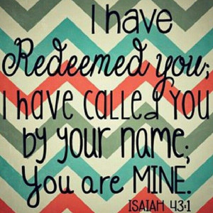 am Redeemed, you set me free