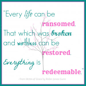 Relentless Grace {Book Review – Victim of Grace by Robin Jones Gunn}