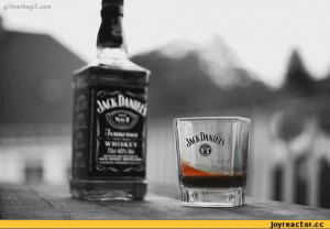 alcohol, black and white, cool, jack daniels, whiskey