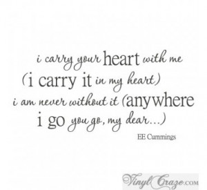 carry your heart with me